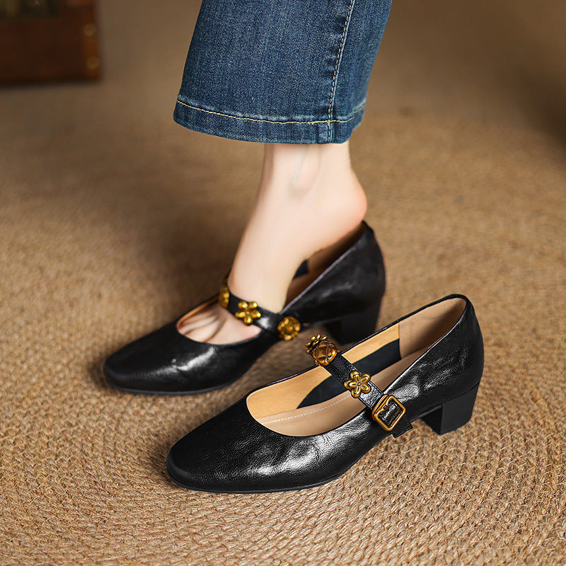 MONICA™ LEATHER SHOES