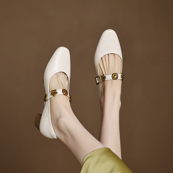MONICA™ LEATHER SHOES