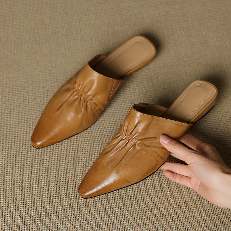 ANNA MARIA™ LEATHER MULES