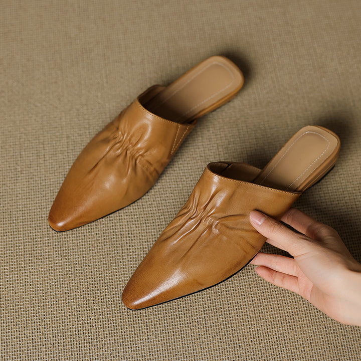 ANNA MARIA™ LEATHER MULES
