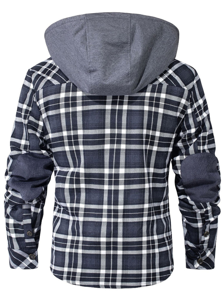 FLINT™ SHERPA-LINED HOODED FLANNEL JACKET