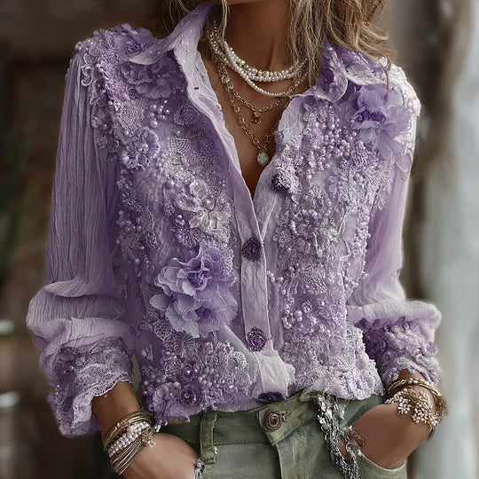 VIVIENNE™ COUTURE LACE BLOUSE