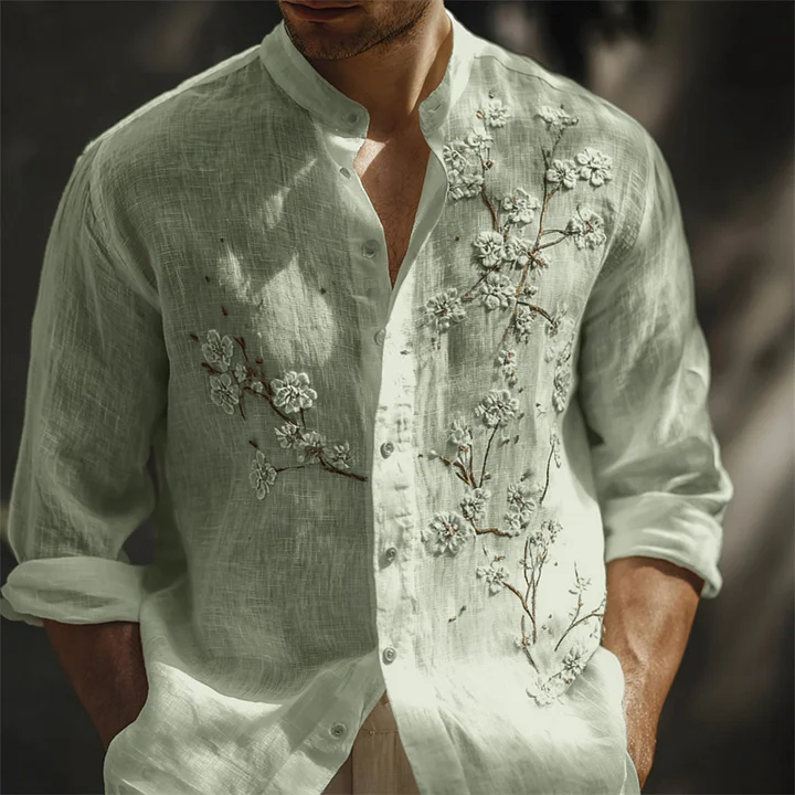 LUCA™ LINEN BLOSSOM SHIRT