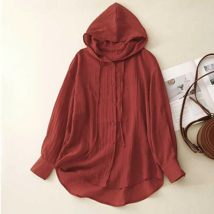 BLOOM LINEN HOODIE