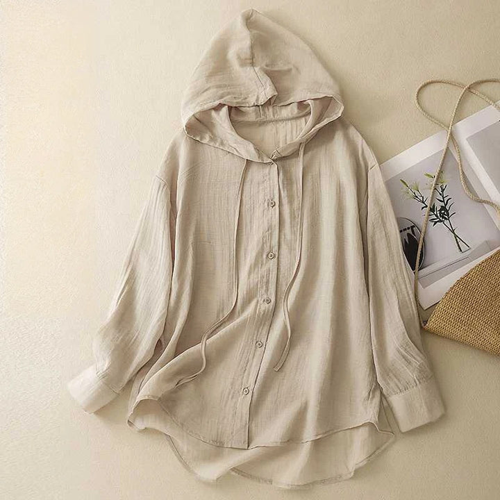 BLOOM LINEN HOODIE