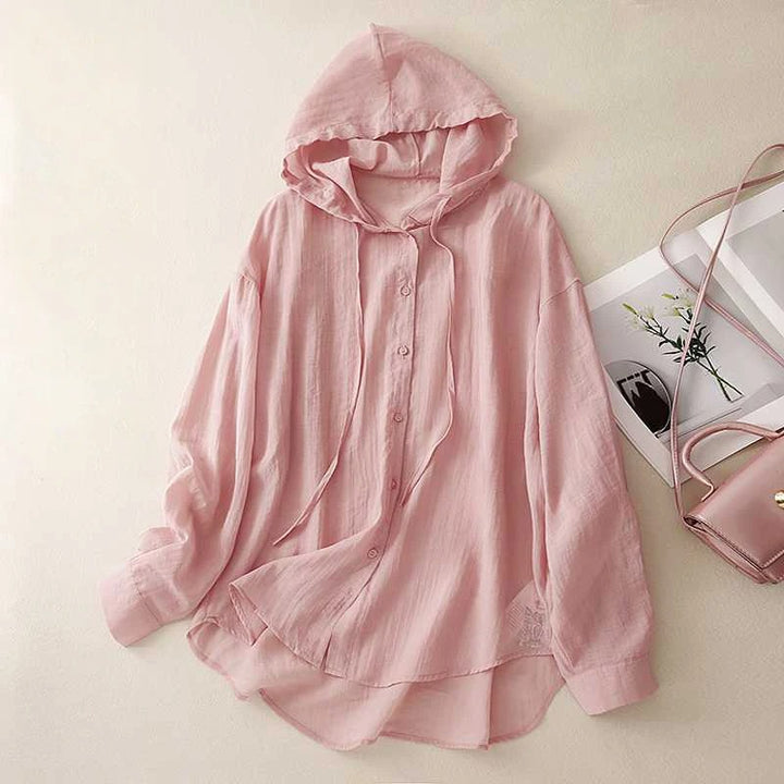 BLOOM LINEN HOODIE