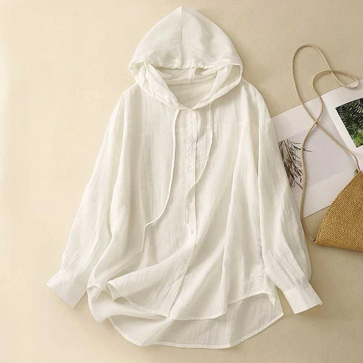 BLOOM LINEN HOODIE