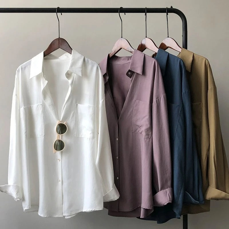 BIANCA TENCEL BLOUSE