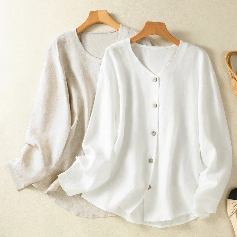 ELIZA LINEN CARDIGAN