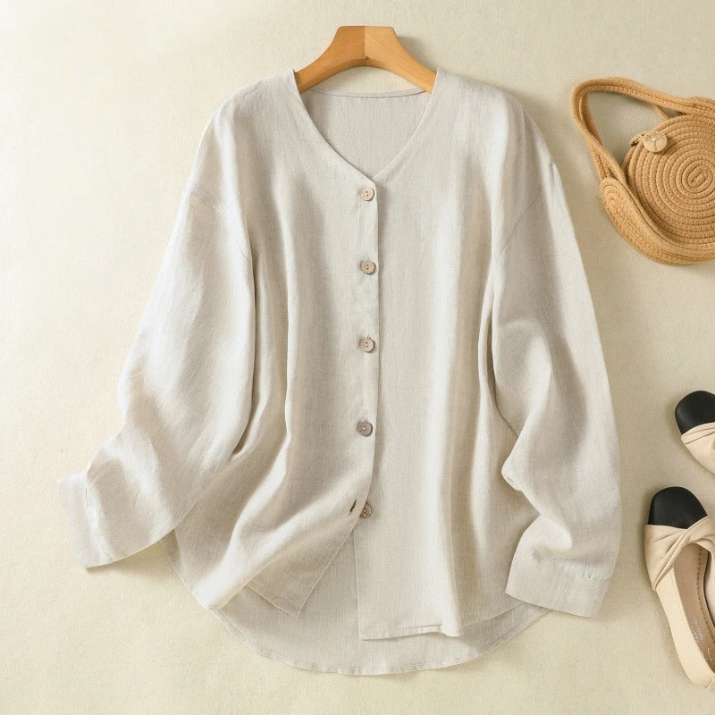 ELIZA LINEN CARDIGAN