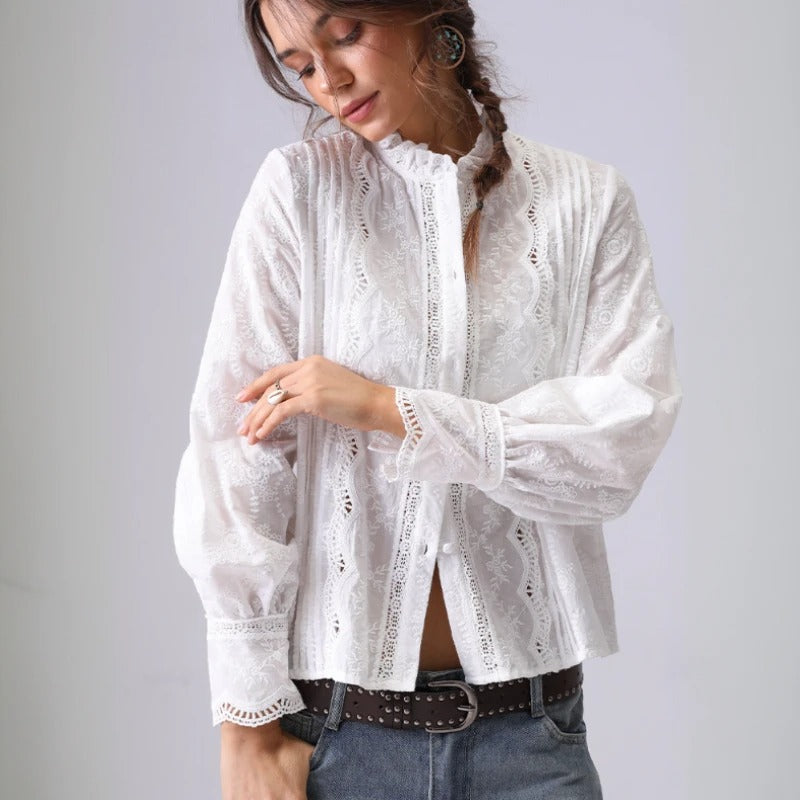 CÉLENA LINEN SHIRT