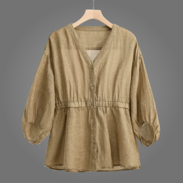 CLARA LINEN BLOUSE