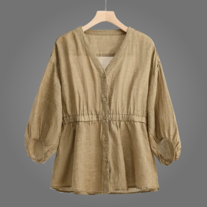 CLARA LINEN BLOUSE