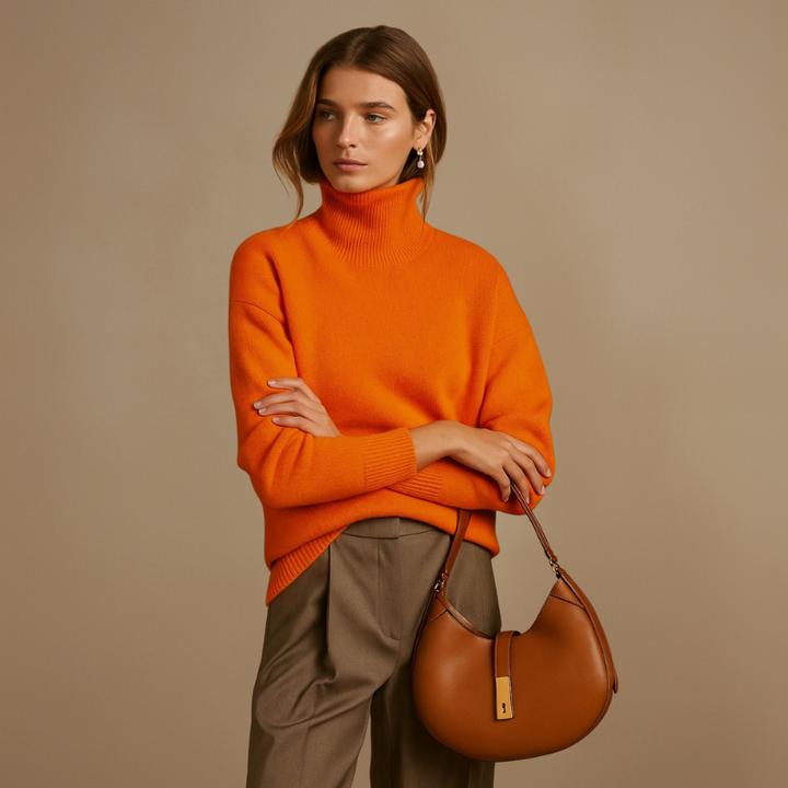 HELENA | CASHMERE TURTLENECK SWEATER