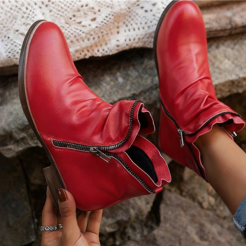 DANIELLE | ZIP-ANKLE BOOTS