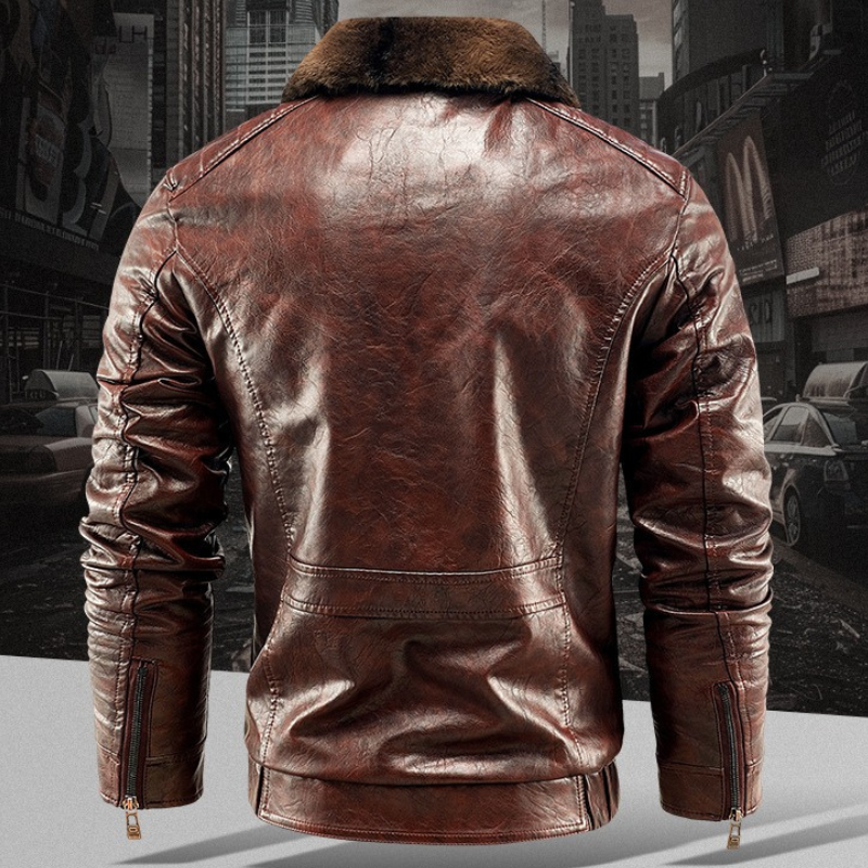 EQUINOX BOMBER LEATHER JACKET