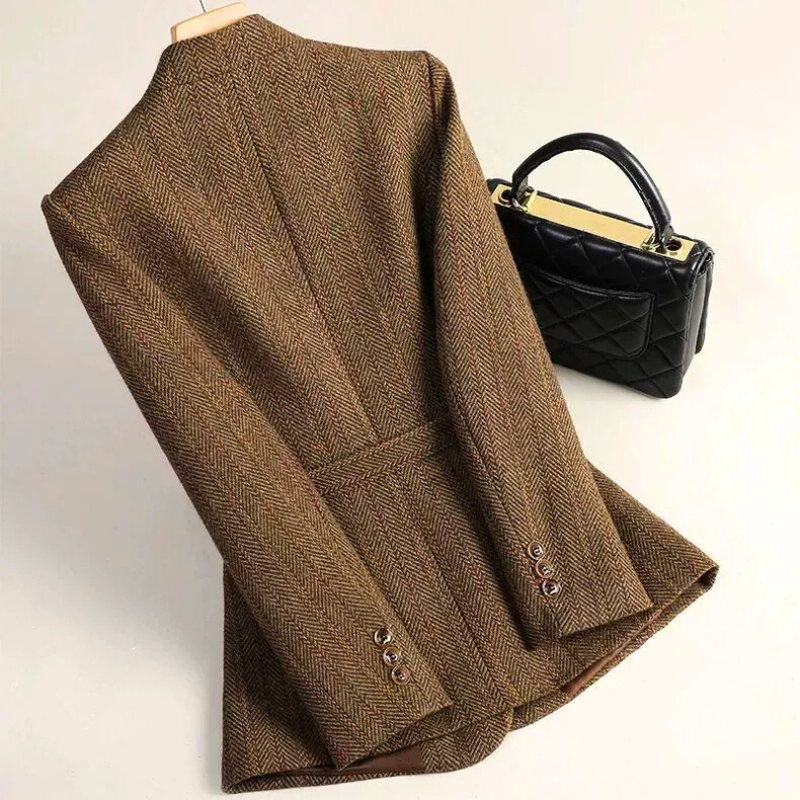 CAROLINE™ HERRINGBONE BLAZER