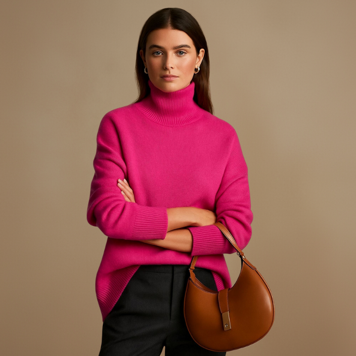 HELENA | CASHMERE TURTLENECK SWEATER