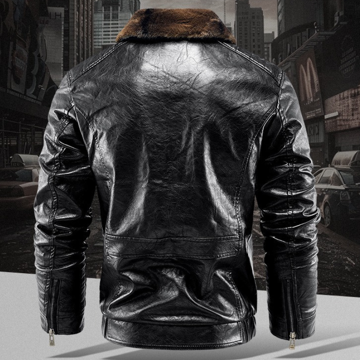 EQUINOX BOMBER LEATHER JACKET
