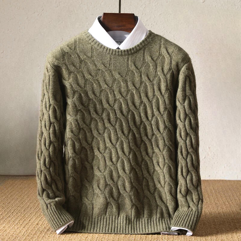 WILLIAM CABLE SWEATER