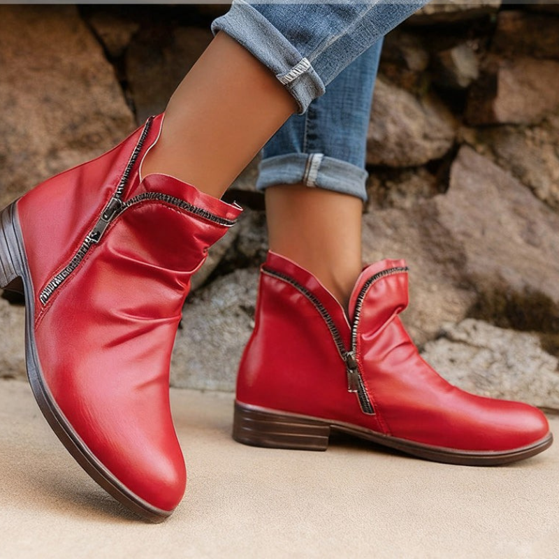 DANIELLE | ZIP-ANKLE BOOTS