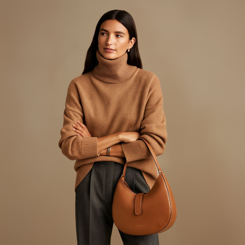 HELENA | CASHMERE TURTLENECK SWEATER