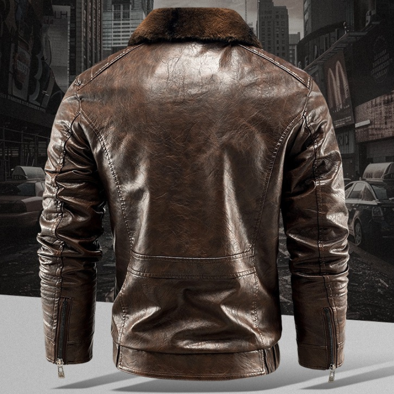 EQUINOX BOMBER LEATHER JACKET