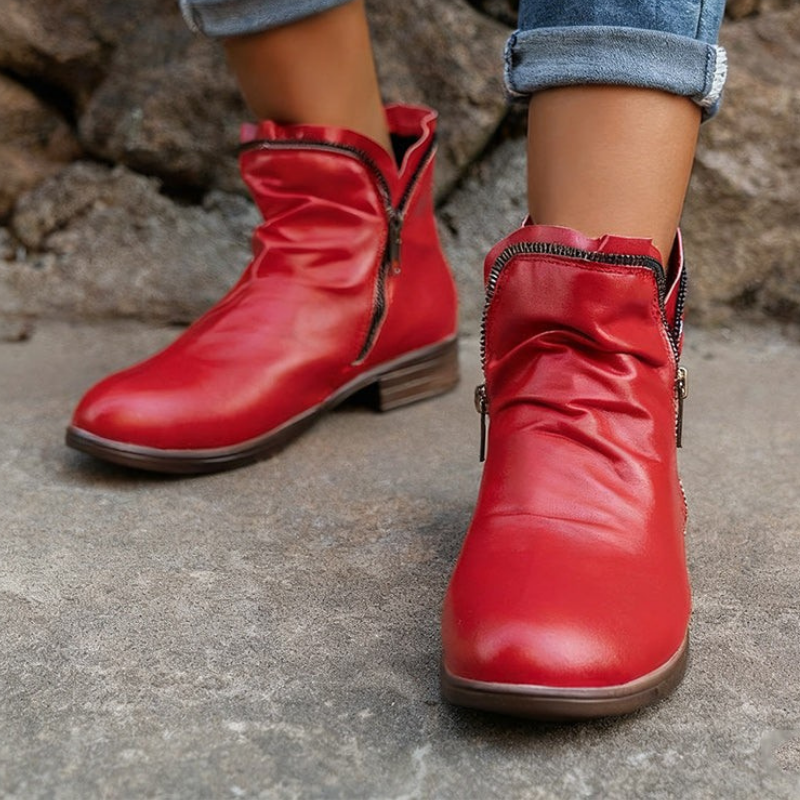 DANIELLE | ZIP-ANKLE BOOTS