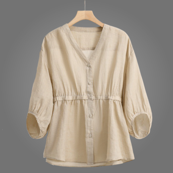 CLARA LINEN BLOUSE
