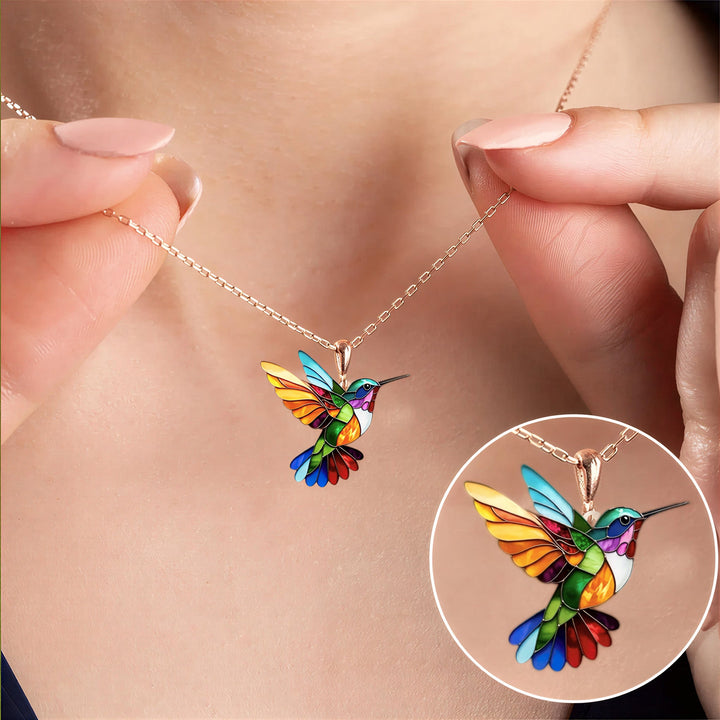 Colibri Lucky Charm Earrings with Free Matching Necklace