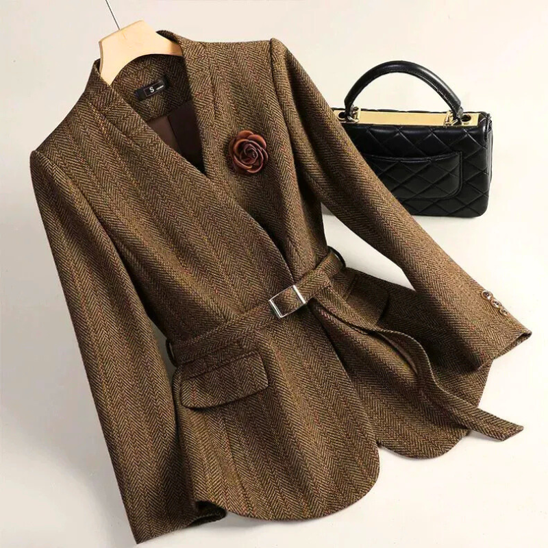 CAROLINE™ HERRINGBONE BLAZER