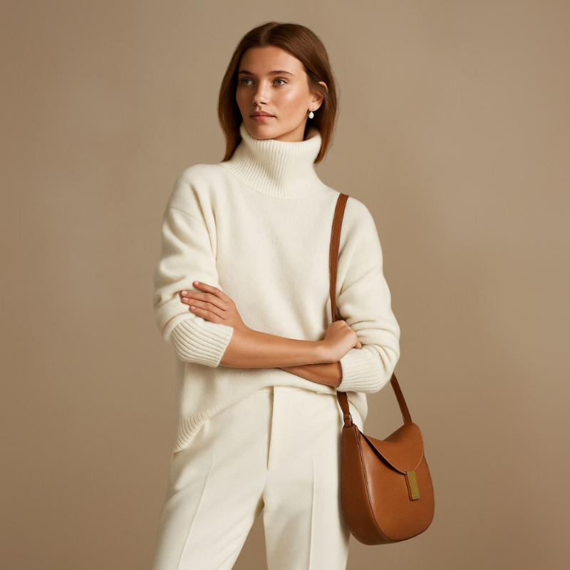 HELENA | CASHMERE TURTLENECK SWEATER
