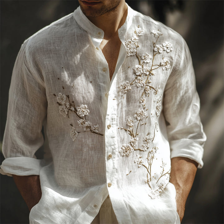 LUCA™ LINEN BLOSSOM SHIRT