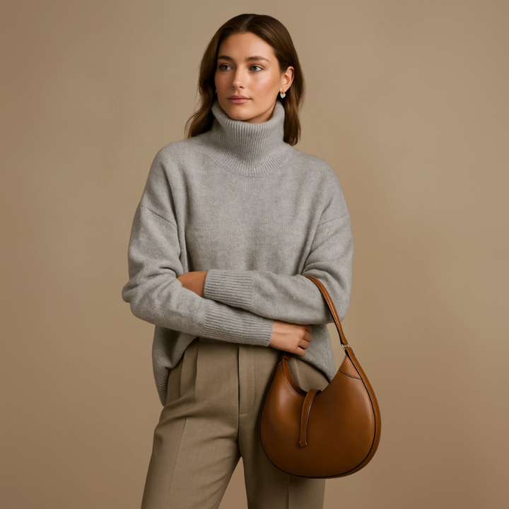 HELENA | CASHMERE TURTLENECK SWEATER