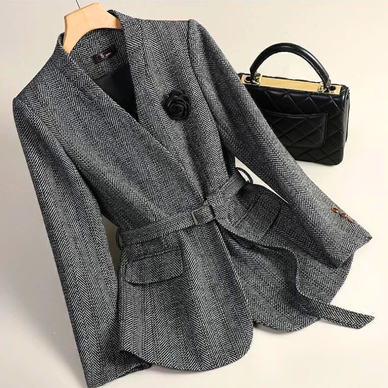 CAROLINE™ HERRINGBONE BLAZER