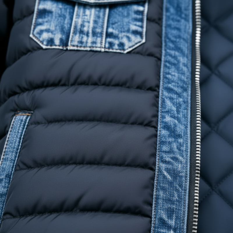 SAM | DENIM QUILTED COAT