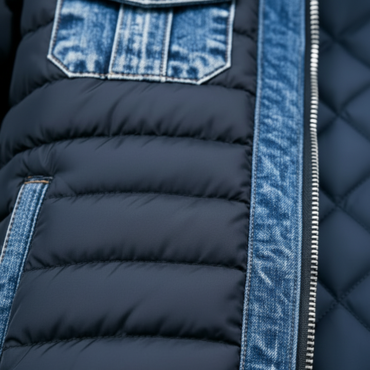 SAM | DENIM QUILTED COAT