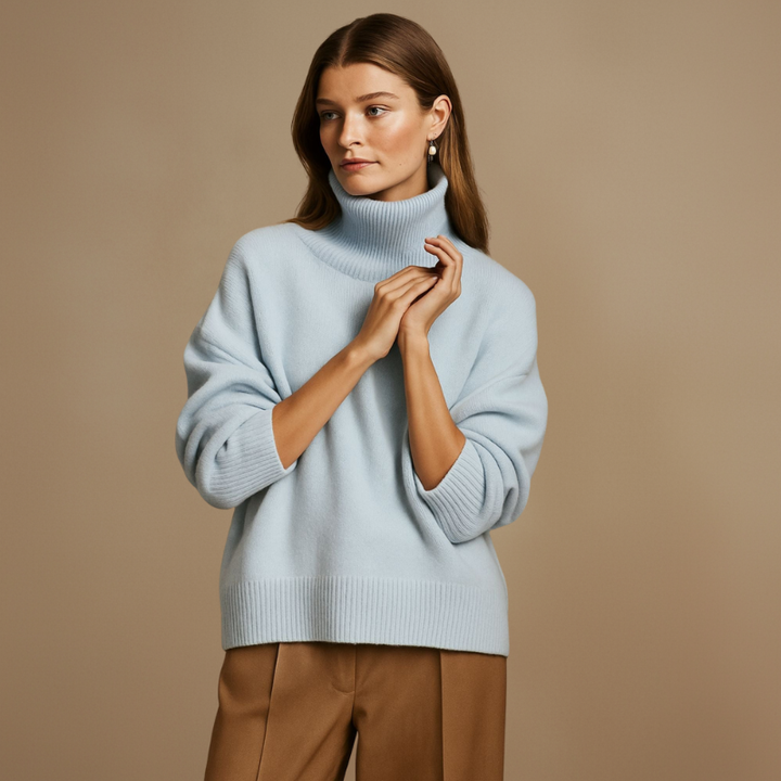 HELENA | CASHMERE TURTLENECK SWEATER