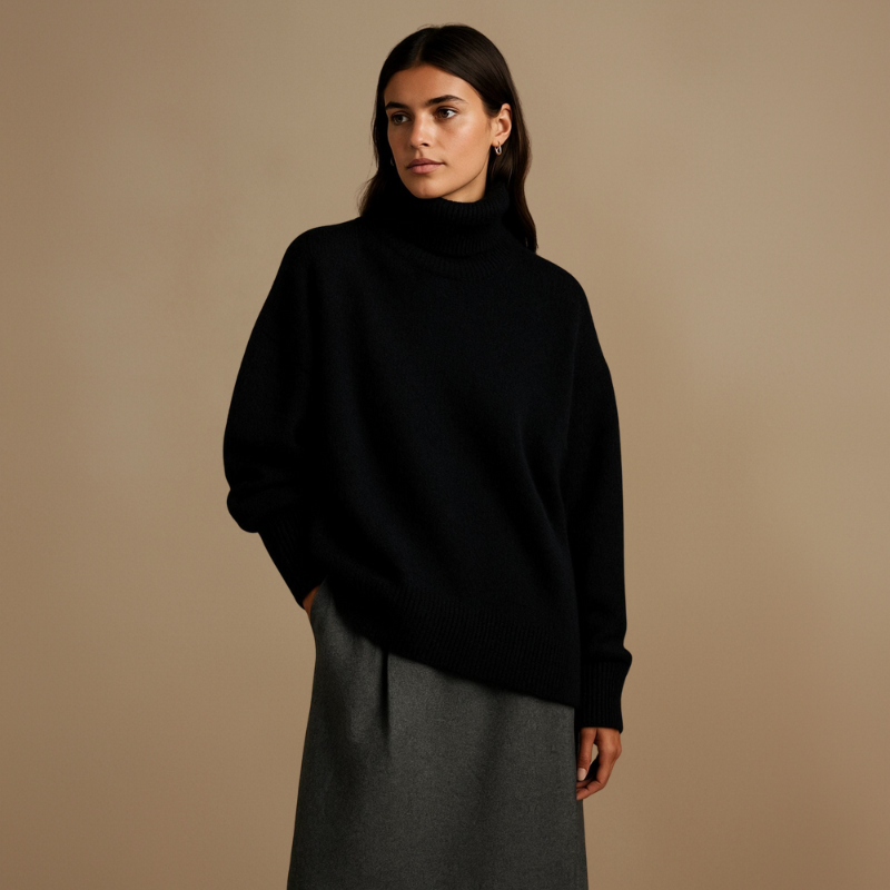 HELENA | CASHMERE TURTLENECK SWEATER
