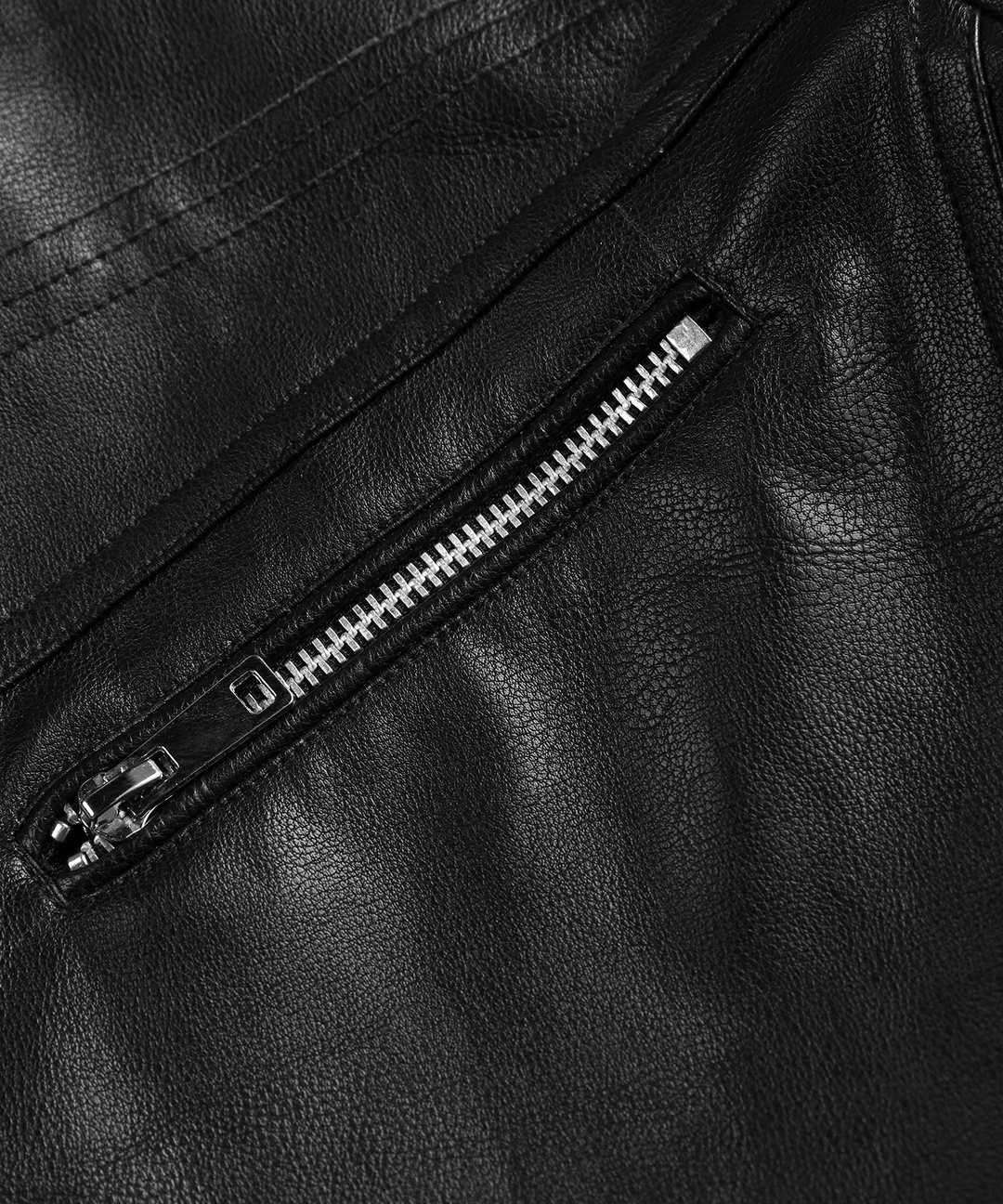 Arctic Patrol Leather Coat Premium Black PU Outerwear