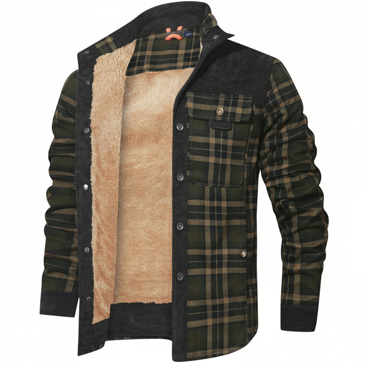 Men's Wanderer Flannel Jacket – 9 Plaid Designs, Weather-Resistant