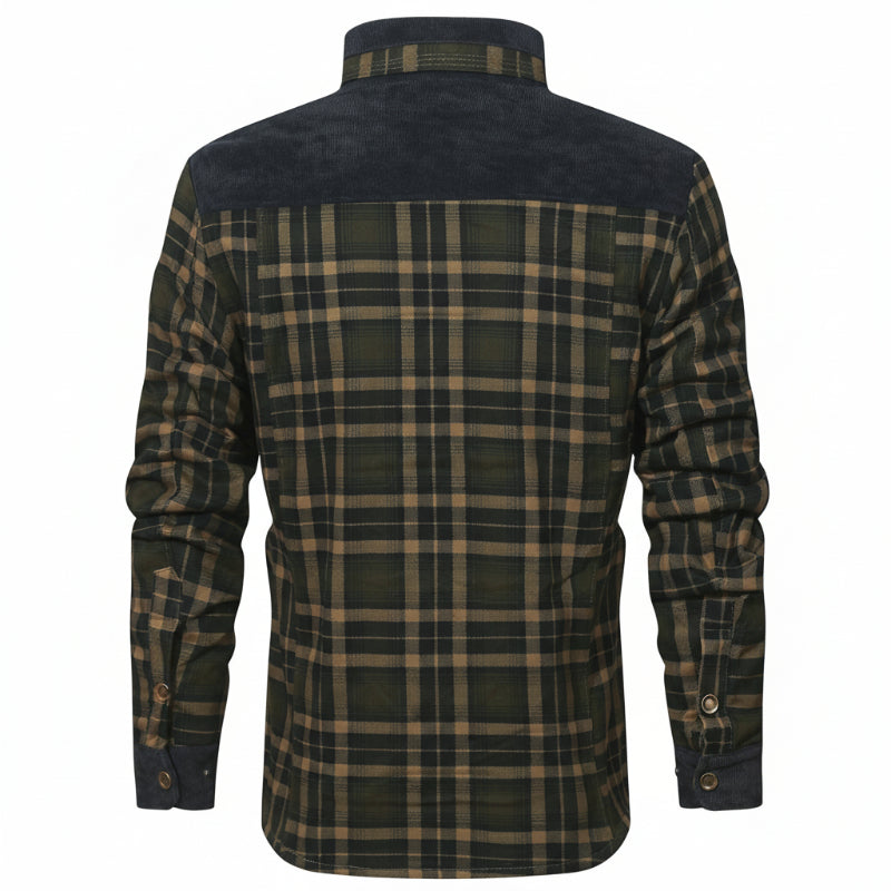 Men's Wanderer Flannel Jacket – 9 Plaid Designs, Weather-Resistant