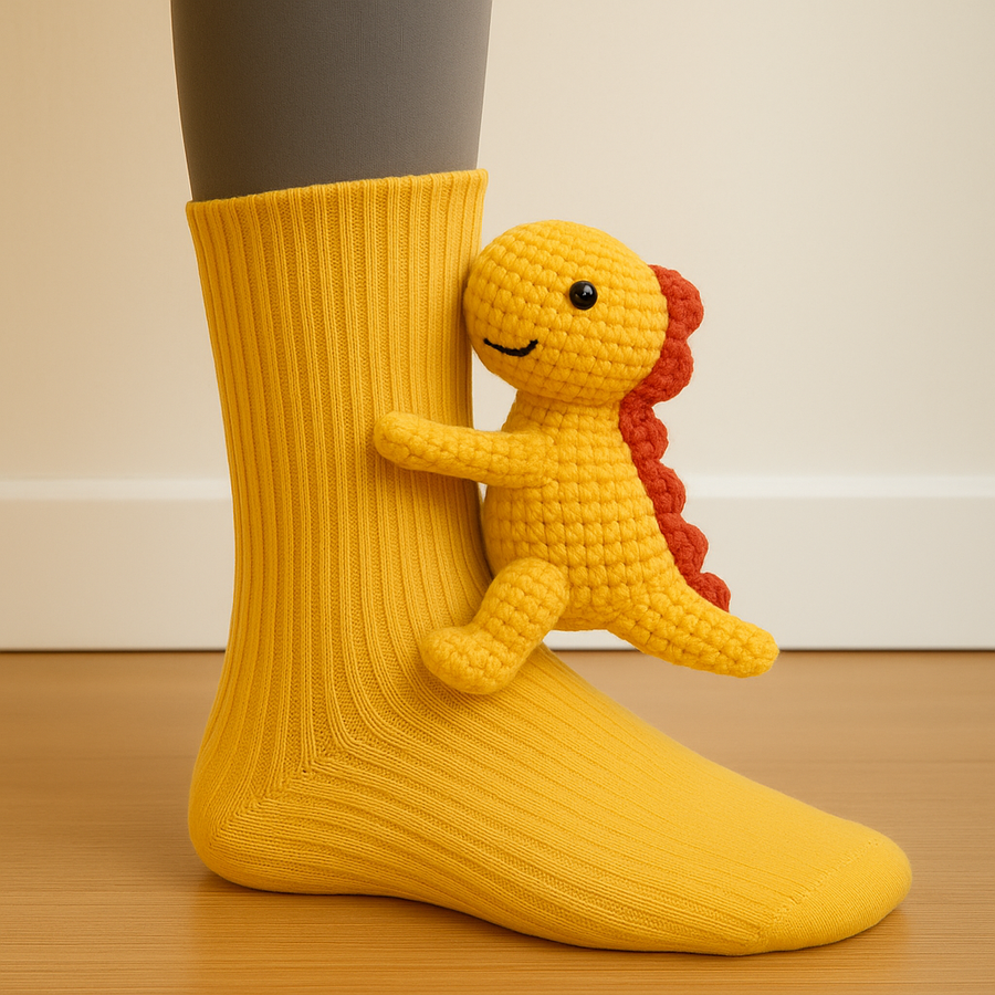 Ultra-Soft 3D Animal Design Cozy Socks for Adults
