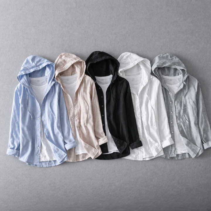 NOVA LINEN HOODIE