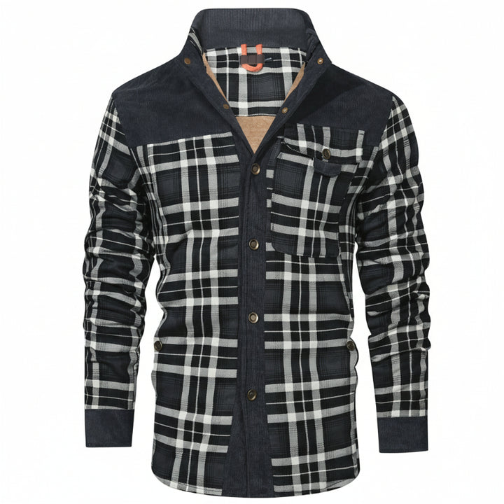 Men's Wanderer Flannel Jacket – 9 Plaid Designs, Weather-Resistant