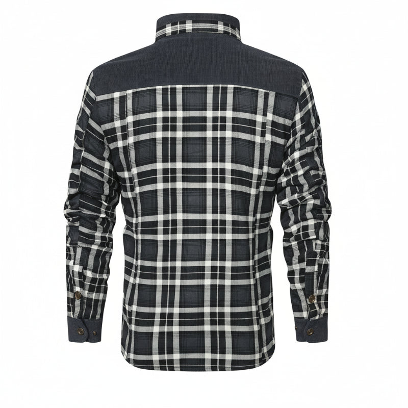 Men's Wanderer Flannel Jacket – 9 Plaid Designs, Weather-Resistant