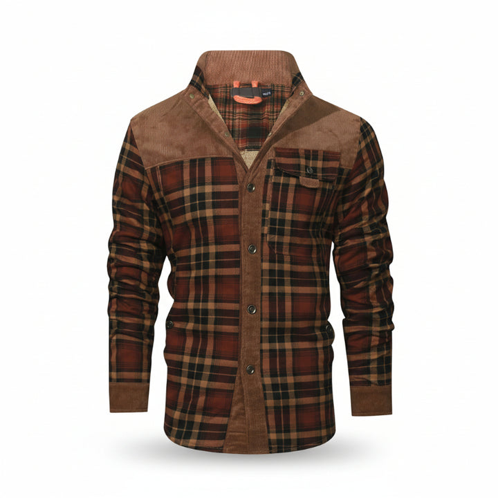 Men's Wanderer Flannel Jacket – 9 Plaid Designs, Weather-Resistant
