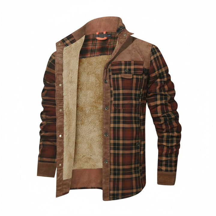Men's Wanderer Flannel Jacket – 9 Plaid Designs, Weather-Resistant