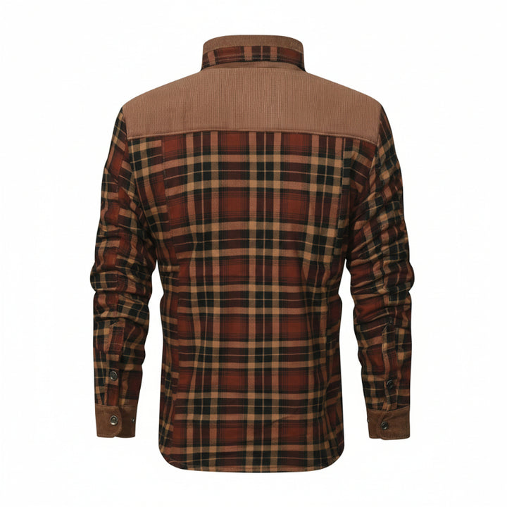 Men's Wanderer Flannel Jacket – 9 Plaid Designs, Weather-Resistant