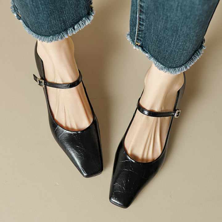 ALENA™ GENUINE LEATHER HEELS